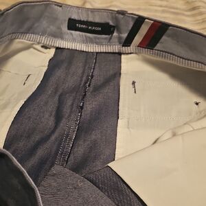 Tommy Hilfiger Blue Twill Trousers
